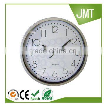 10'' Round plastic quartz wall mounted clock