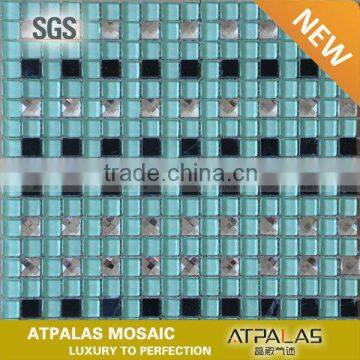 water resistant swimming pool bottom and liner mosaic tile,dimond glass mirror mosaic