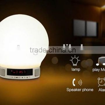 Romatice Bedroom Wireless LED light Bluetooth Speaker with Radio