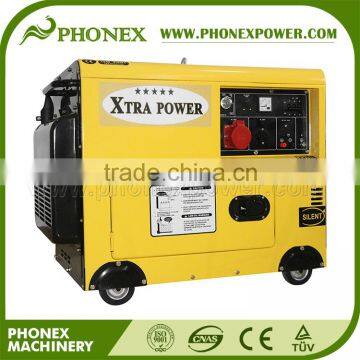 (China Supplier) 7kva Xtra Power Three Phase Silent Diesel Generator for Fiji