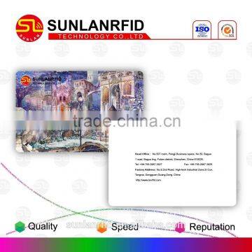 300oe 650oe ISO Size PET Pre-printed RFID Loco Magnetic Stripe Card