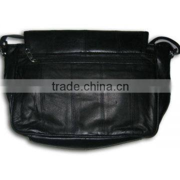 Ladies leather bag made by genuine leather
