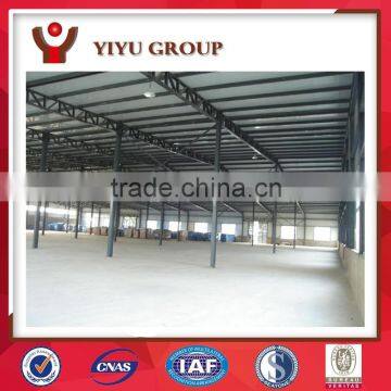 ISO & CE wide span light frame steel structure building prefabricated house