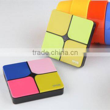 Rubiks Magic Cube Christmas Gift USB Travel Charger Portable USB Charger Power Bank