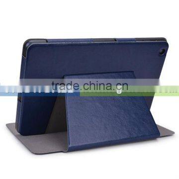 Blue Hot Press Leather Flip Case Cover Stand For Apple iPad Mini