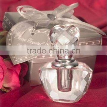 wholesale empty glass crystal perfume bottle