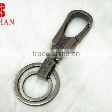 Hot selling antique pewter metal carabiner keyring