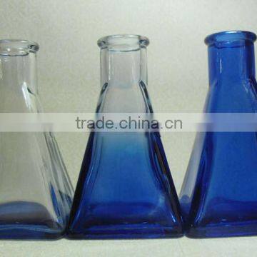 Colored Taper Shape Aroma Reed Diffuser Glass Bottle With Cork photo-2