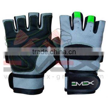 Gents/Men Weight Lifting Gloves, Sports Gloves, Artificial/Synthetic Leather Weight Lifting Gloves, Nylon/Polyester Cloth Gloves