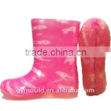 C-908 Cheap Kid PVC transparent rain boots