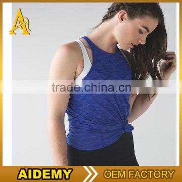 Fashion yoga wear from aidemy Apparel woman's most comfortable sports yoga top