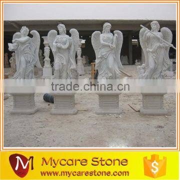 Hunan White Marble Four Season Lady Sculpture for Garden Decoration photo-2