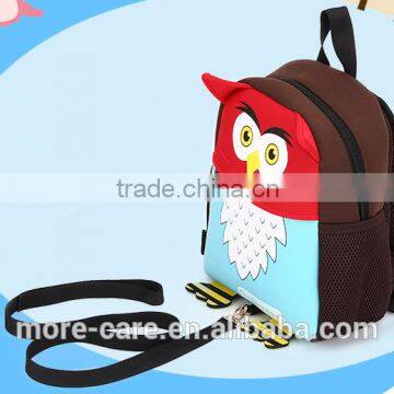 Neoprene Owl Shape Kids Zoo Animal Backpack photo-4