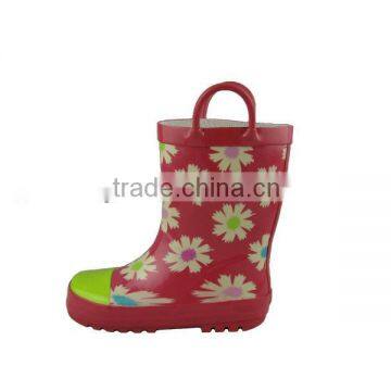 Toddler Girls and boys rubber rain boots