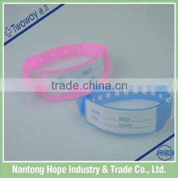 Medical plastic hospital id bracelets