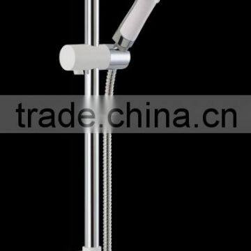 White Sliding Rail Shower Set