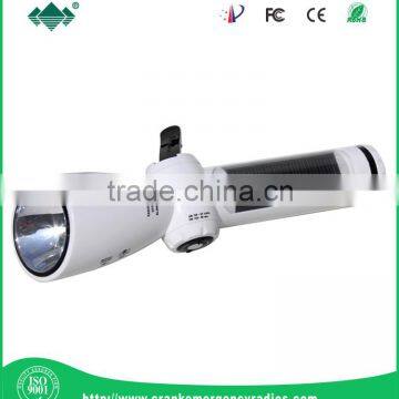 Wholesale Wind-Up Emergency Flashlight Cell Phone Charger With Car Solar Charge