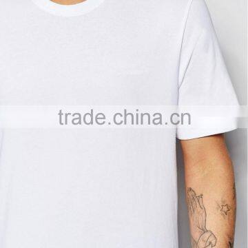 Daijun High Quality 200g Men White 100% Short Sleeve Cotton Crew Neck Custom t Shirt Printing photo-2