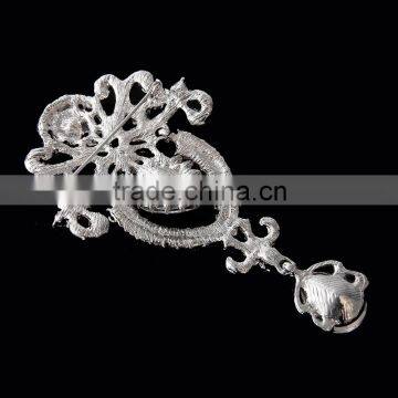 Wholesale Fashon Ladies Crystals Brooch Flower Corsage Pins photo-4