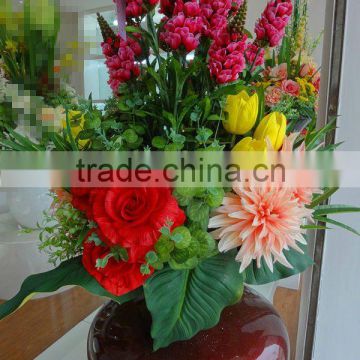 Real touch pot flower vase flower