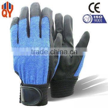 Factory Price PU Safety Working Fancy Leather Gloves