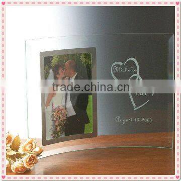 Kissing Lover Glass Photo Frame For Home Decoration