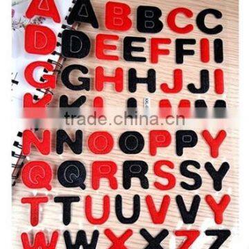 alphabet scratch puffy sticker