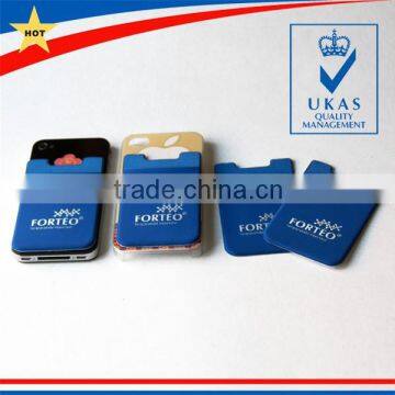 Elastic Fabric Cellphone Credit Card Holder photo-3