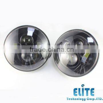 7 Inch Round Led Headlight Angel Eyes 12V 24V photo-2