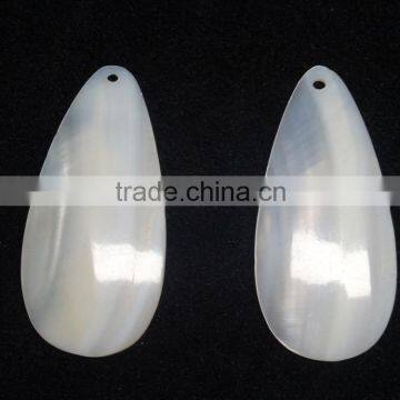 Exclusive Rare Arrival Mother of Pearl Gemstone Cabochon for Earring and Pendant Pear Shape