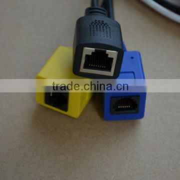 RJ45 Female socket molded