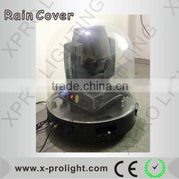 DMX Stage moving head light cover IP64 Plastic housing dome light rain cover for beam, spot, wash moving head light