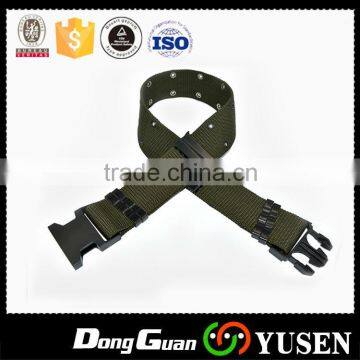 High Quality Eye-Splice Bucklle Olivine Green Military Webbing Belt For Army