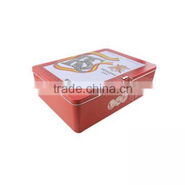 Suitcase Tin Box With Pvc Insert for Food Packaging photo-2