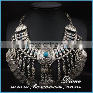 metal statement necklace