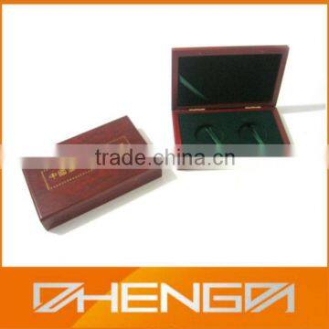 HOT SALE custom made-in-china elegant wooden coin box with laser carved LOGO (ZDS-F091)