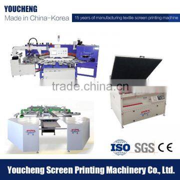 Korea Tech semi automatic tshirt screen printing machine