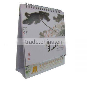 Golden Sramping Promotional Desk Calendar 2013