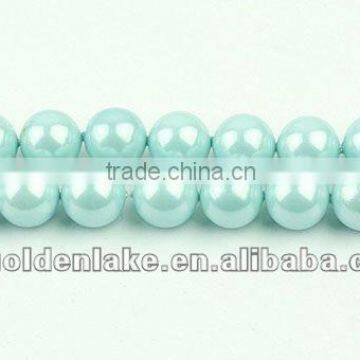 Blue Shell Pearls Gemstone Beads