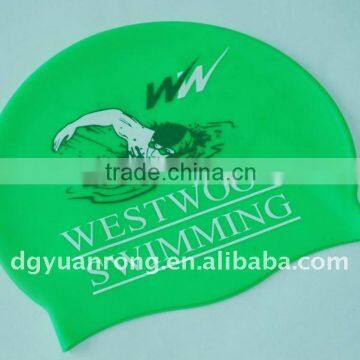 FDA and LFGB standard Funny Silicone Swim Cap