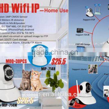 Promotion!Mini Wifi IP Camera Wireless 720P HD Smart Camera P2P Baby Monitor CCTV Security Camera Home Protection Mobile Remote