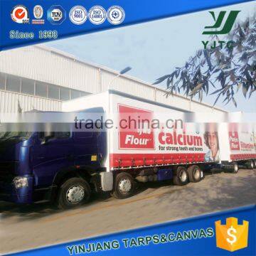 curtain side trailer curtain with advertising