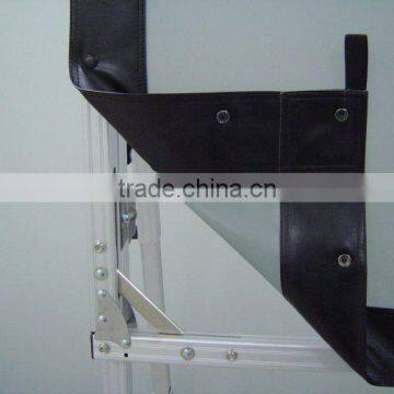 black border with eyelet for Back projection screen film