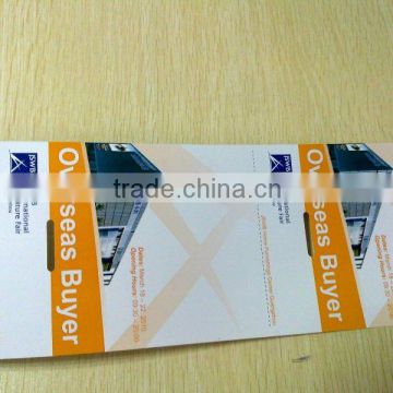 China manufacturer plastic sheets self adhesive label stickers