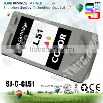 Wholesale Printer Ink Cartridge Compatible CL-51 for Canon PIXMA MX300