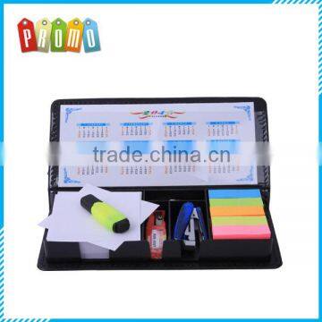 Assistant Multi Purpose Leatherette Box With Sticky Note Pads