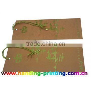 Suppy cheap custom clothes price tag printing service in China