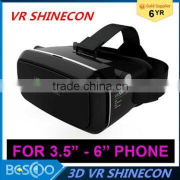 Hot VR Shinecon Bluetooth Virtual Reality 3D Glasses Headset For Iphone Samsung VR Box 4.0-6.0 Inch Phone Google Cardboard 2.0
