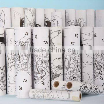 china newest coloring paper roll manufacturer