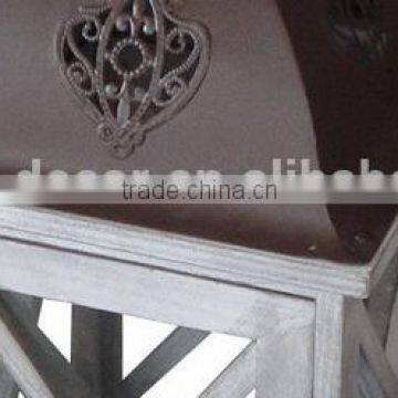 WL1101 Wooden Metal Lanterns photo-4